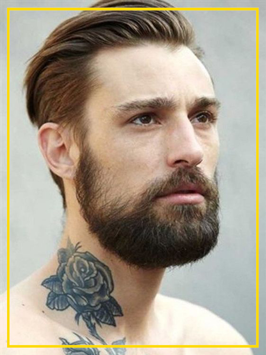 corte de cabelo slicked back